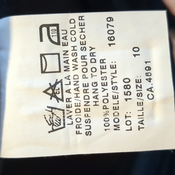 NEW - NUEVA Women's Black Blouse - 10 - Picture 5 of 6